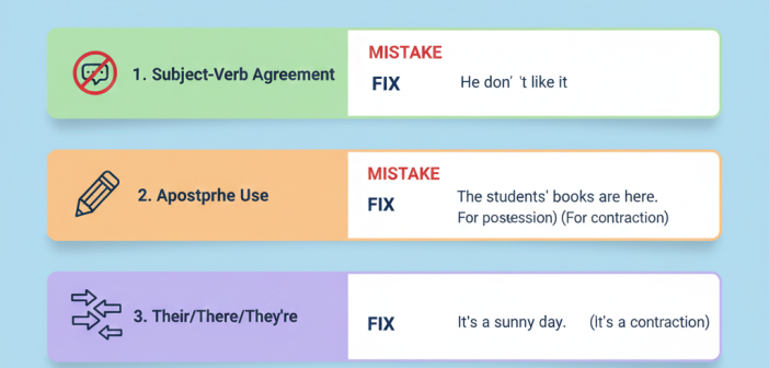 common grammar mistakes