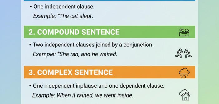 sentence types