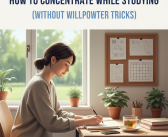 How to Concentrate While Studying (Without Willpower Tricks)